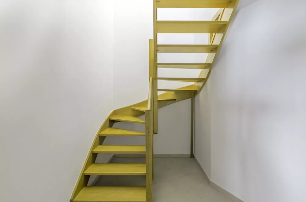 Farbige Treppe